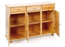 Inter Link Kommode ABACO - Massivholz Sideboard mit 3 Schubladen Bild 2