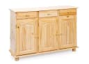 Inter Link Kommode ABACO - Massivholz Sideboard mit 3 Schubladen Bild 3