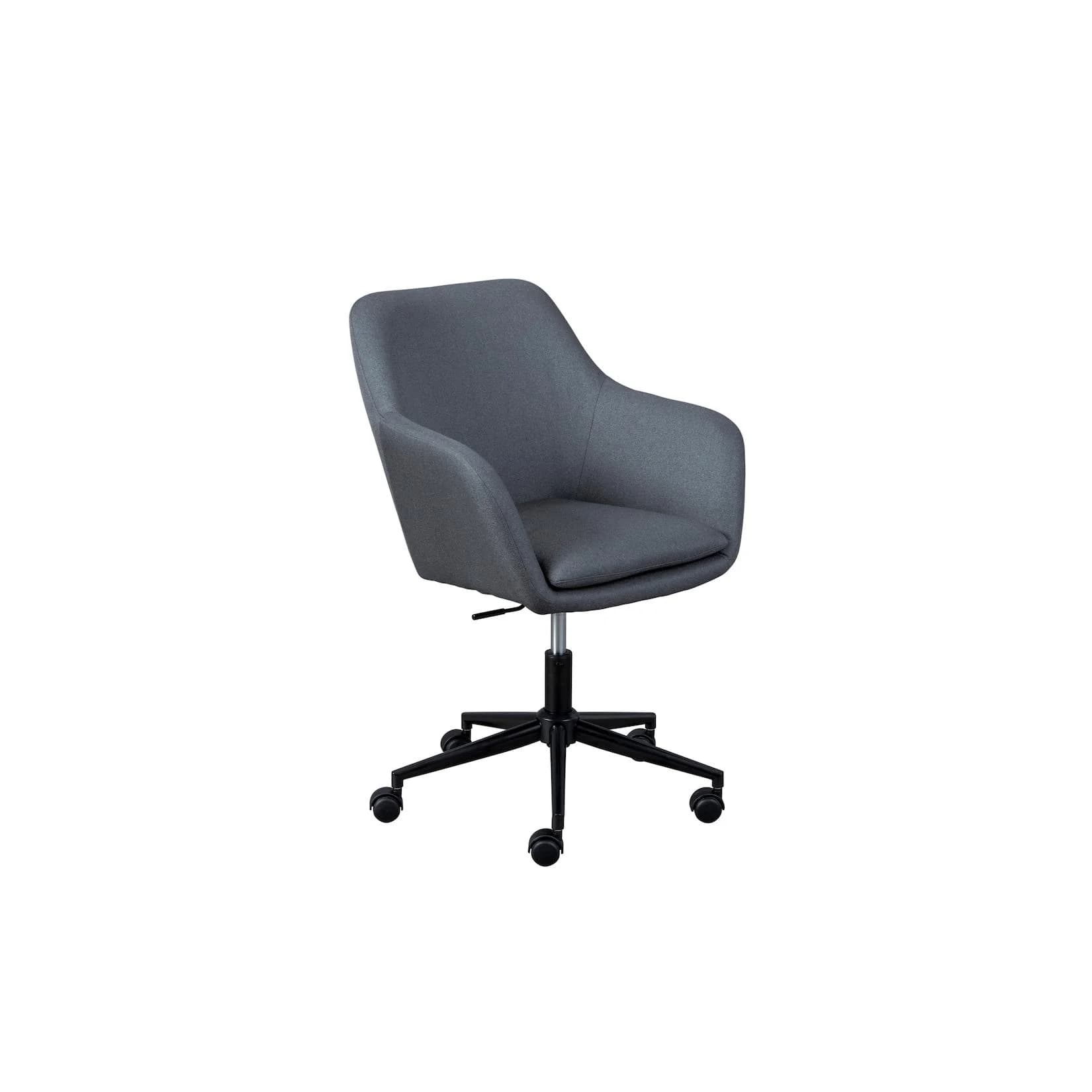 INTER LINK Drehstuhl Workrelaxed Grau Schwarz höhenverstellbar