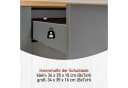 home24 Buffet Aalborg Anthrazit Eiche Artisan 5 Schubladen Bild 4