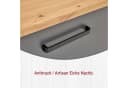 home24 Buffet Aalborg Anthrazit Eiche Artisan 5 Schubladen Bild 5