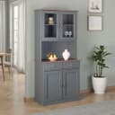Inter Link Buffet Luzern Landhausstil Küchenschrank Geschirrschrank Braun Grau Bild 1