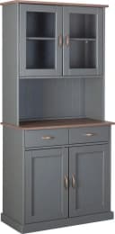 Inter Link Buffet Luzern Landhausstil Küchenschrank Geschirrschrank Braun Grau Bild 2