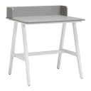 Schreibtisch INTER LINK Grau/Weiß 80x60 cm Höhenverstellbar Bild 1
