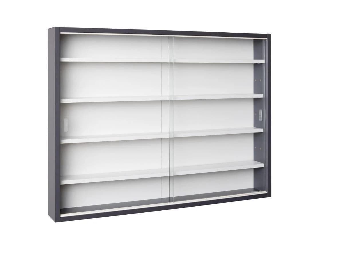 Inter Link Sammlervitrine Collecty Grau/Weiss Glaswandvitrine - Bild 2
