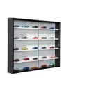 Mid.you Hängevitrine Schwarz Weiß Holzwerkstoff 4 Fächer Bild 1