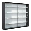 Mid.you Hängevitrine Schwarz Weiß Holzwerkstoff 4 Fächer Bild 2
