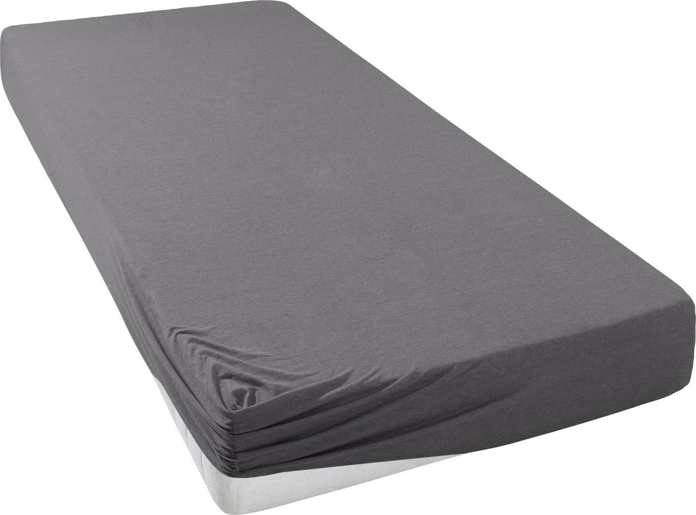 OTTO HOME Spannbettlaken Greta Jersey Grau 100% Baumwolle