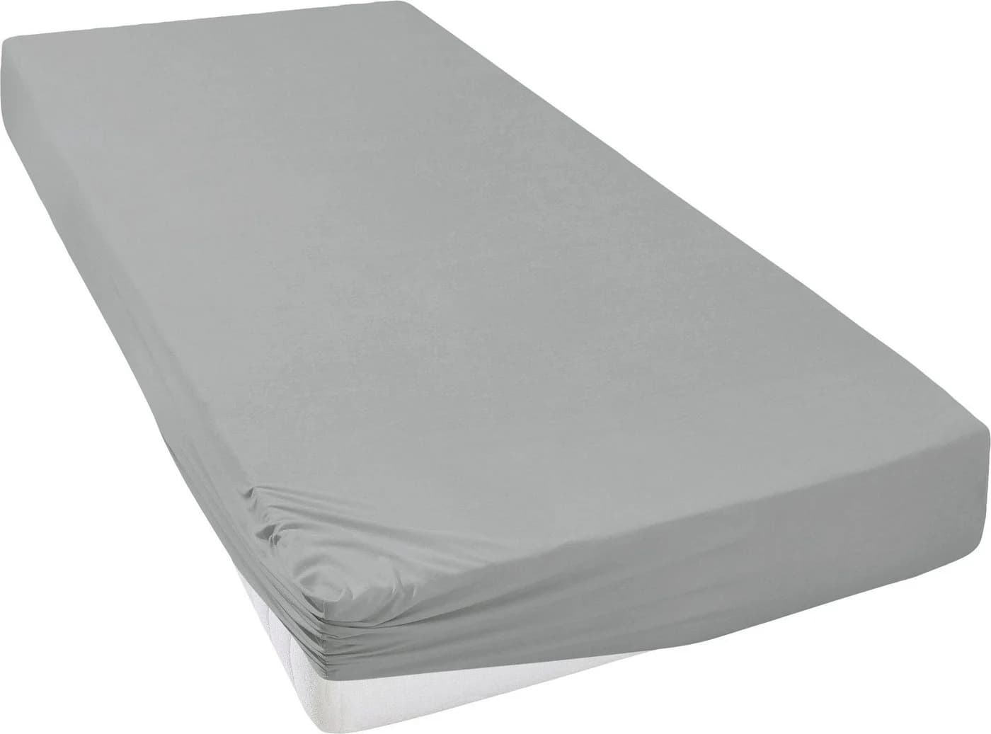 OTTO HOME Spannbettlaken SOUCY Grau Jersey Baumwolle - Bild 2