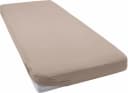 bellana Spannbettlaken Bio-Baumwolle Single-Jersey Rundumgummi Braun Bild 2