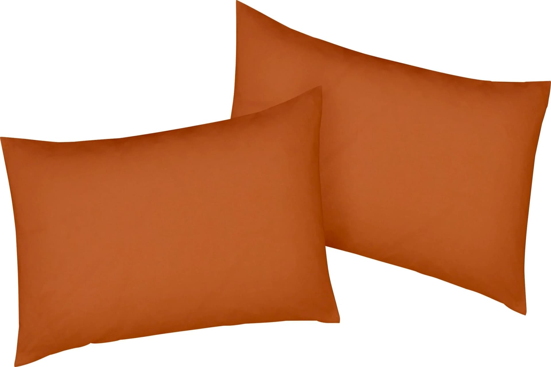bellana Kissenbezug Mako-Jersey Exklusiv Orange Papaya 60x40 cm