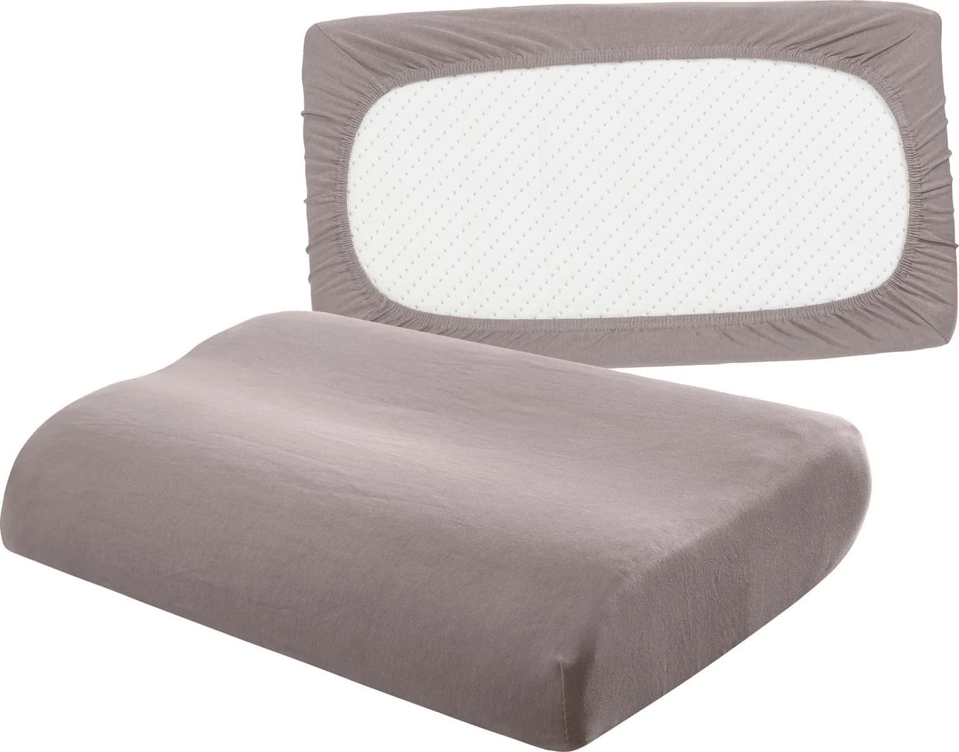 BELLANA Kissenbezug Universal Jersey Taupe Feinjersey - Bild 2