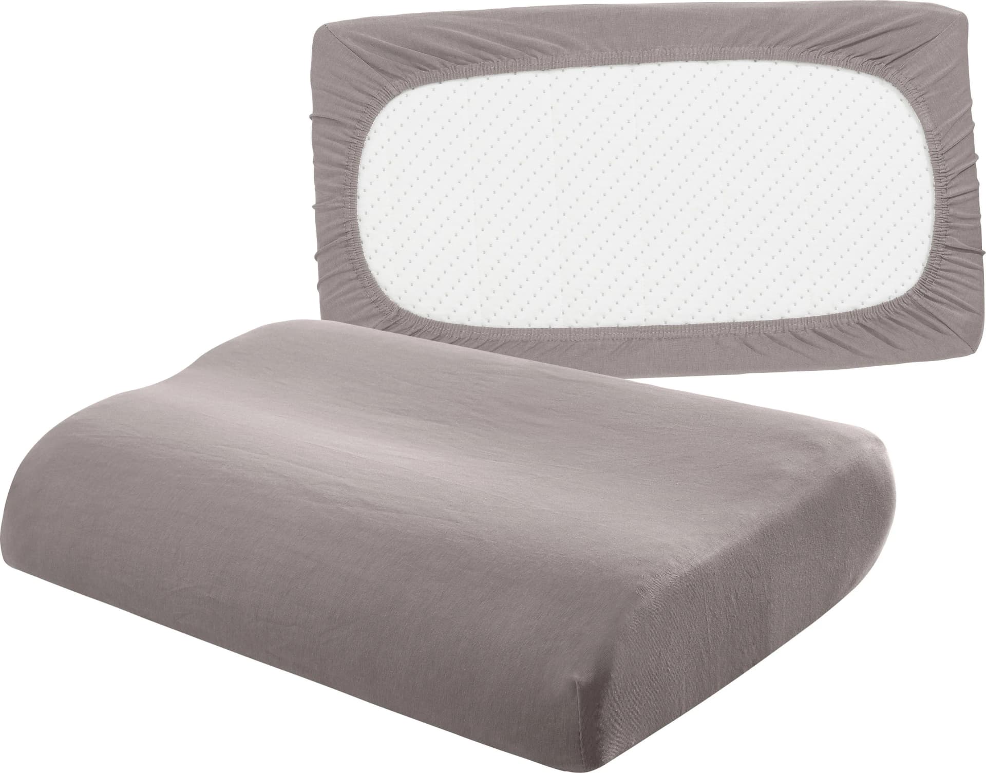 BELLANA Kissenbezug Universal Jersey Taupe Feinjersey - Bild 5