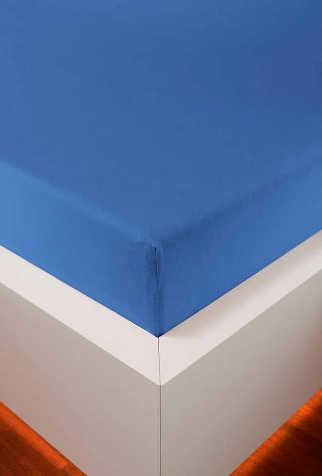 Bellana Spannbettlaken Jersey Aqua Blau Elasthan Faltenfrei - Bild 2