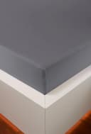 bellana Spannbettlaken Melone TOPPER Grau 100% Baumwolle Mako-Jersey Bild 2