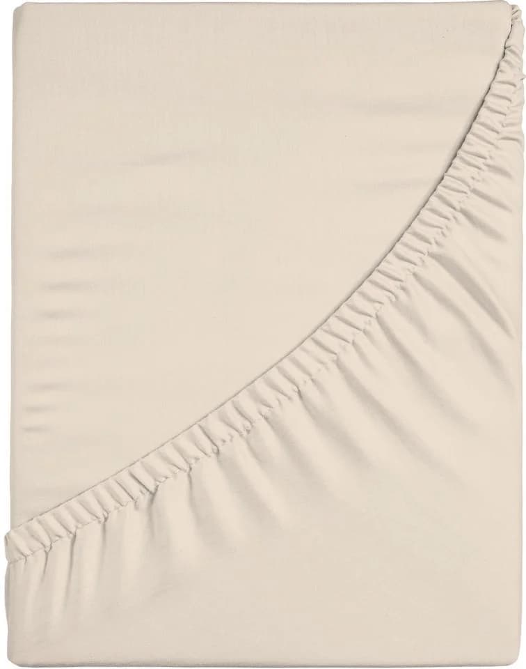 BELLANA Spannbettlaken coolTouch Beige Creme Jersey-Elasthan - Bild 2
