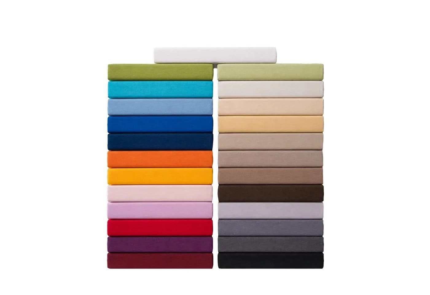 Traumschloss Spannbettlaken Premium Plus Jersey Weiß - Bild 3