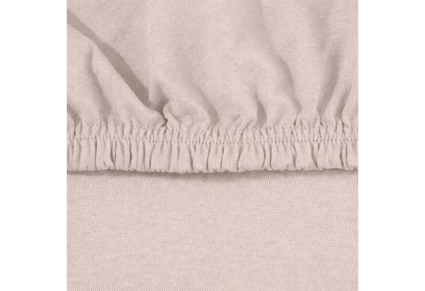 Traumschloss Spannbettlaken Premium Jersey Beige - Bild 3