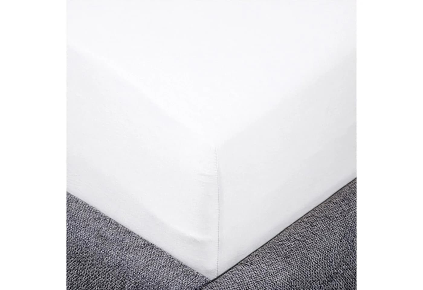 Traumschloss Spannbettlaken Comfort Jersey 100% Baumwolle Weiß