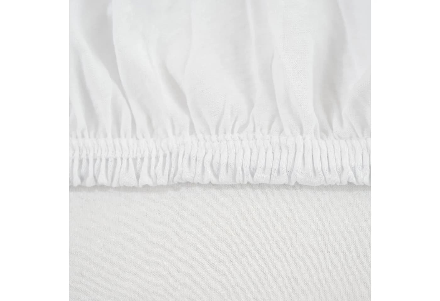 Traumschloss Spannbettlaken Comfort Jersey 100% Baumwolle Weiß - Bild 3