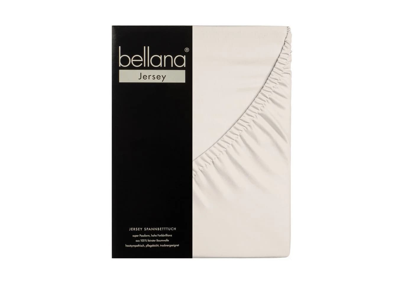 bellana Jersey Spannbettlaken 100% Baumwolle Weiß - Bild 2