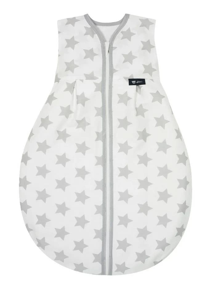 Alvi® Babyschlafsack Kugelschlafsack Molton Silber 100% Baumwolle - Bild 2