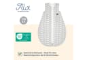 Alvi® Babyschlafsack Mäxchen Sommer light Exclusiv Silber Bild 1