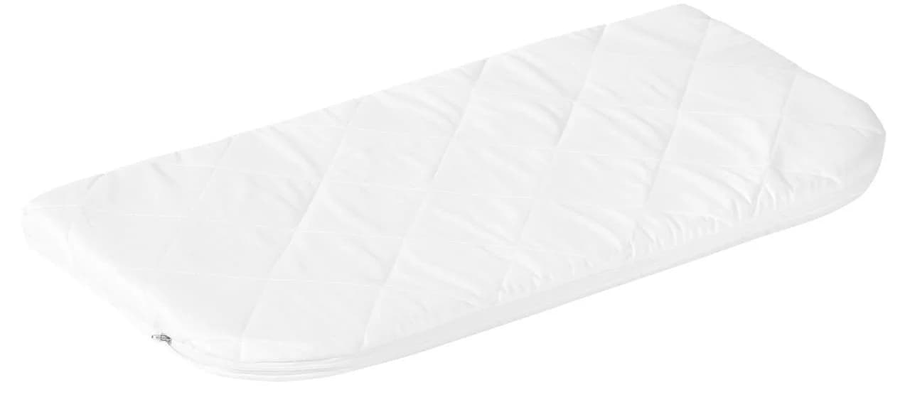Alvi® Beistellbettmatratze abgerundet mit Baumwoll-Satin Bezug - Bild 2