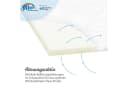 Alvi® Beistellbettmatratze abgerundet mit Baumwoll-Satin Bezug Bild 4