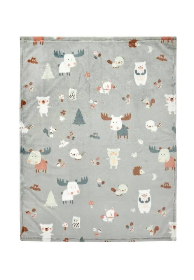 Alvi® Babydecke Microfaser bunt 75x100 cm - Bild 3