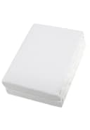 Alvi® Spannbettlaken 2er-Pack Baumwolle Weiß Rundum-Gummizug Bild 3