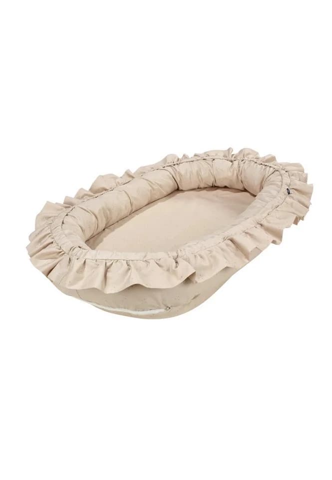 Alvi® Schlummer-Nestchen Beige mit Schaumstoffmatratze - Bild 2
