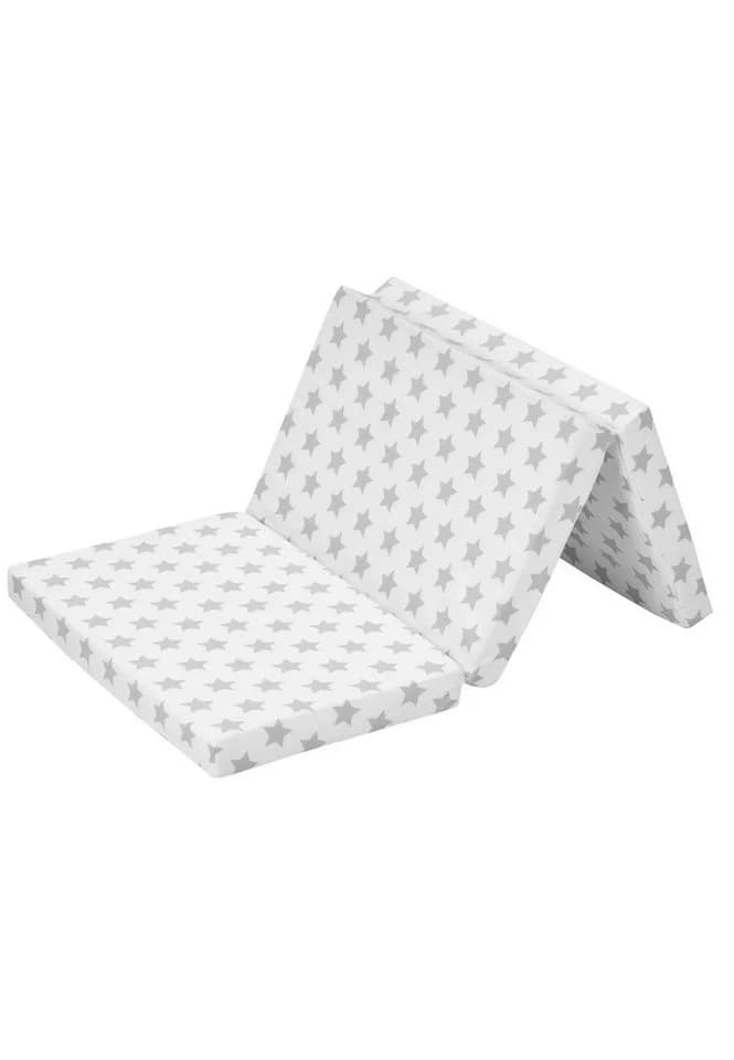 Alvi Reisebettmatratze 6 cm Grau mit Tragetasche