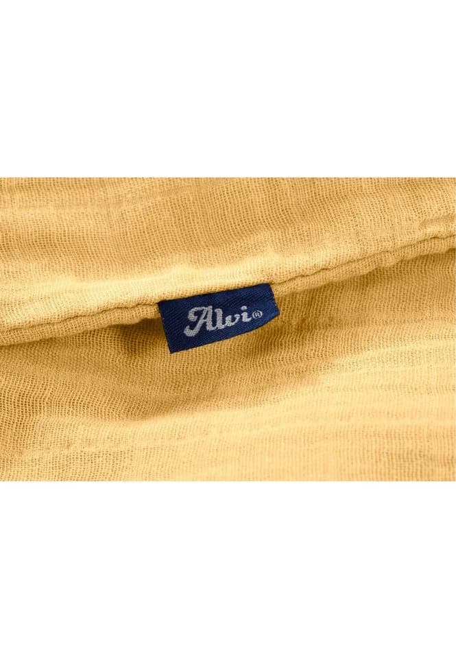 Alvi® Babyschlafsack Mull-Baumwolle Gelb TOG 0.5 - Bild 5