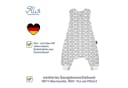 Alvi® Babyschlafsack Sleep-Overall wattiert mit Füßen Wolke Silber Bild 1