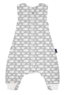 Alvi® Babyschlafsack Sleep-Overall wattiert mit Füßen Wolke Silber Bild 2