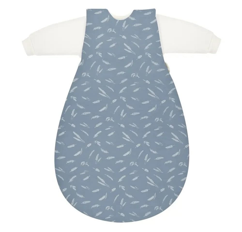 Alvi® Babyschlafsack Baby-Mäxchen 3tlg. Flachgewebe Earth blau Gr. 80/86 - Bild 4