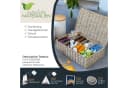 HMF Teebox Organizer 8 Fächer Seegras Beige Bild 1