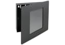 HMF Schlüsselkasten Schlüsselbox mit Fotorahmen für 11 x 15 cm Bild und 5 Haken, Schlüsselbrett 22 x 20 x 5 cm, schwarz Bild 2