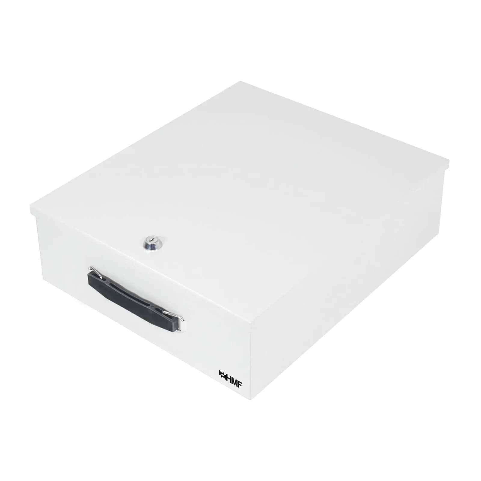 HMF Dokumentenkassette XL Metall Grau für DIN A4 Ordner