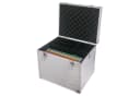 HMF Hängeregistraturbox 14812-02 Alukoffer für DIN A4 Hängemappen Silber Bild 3
