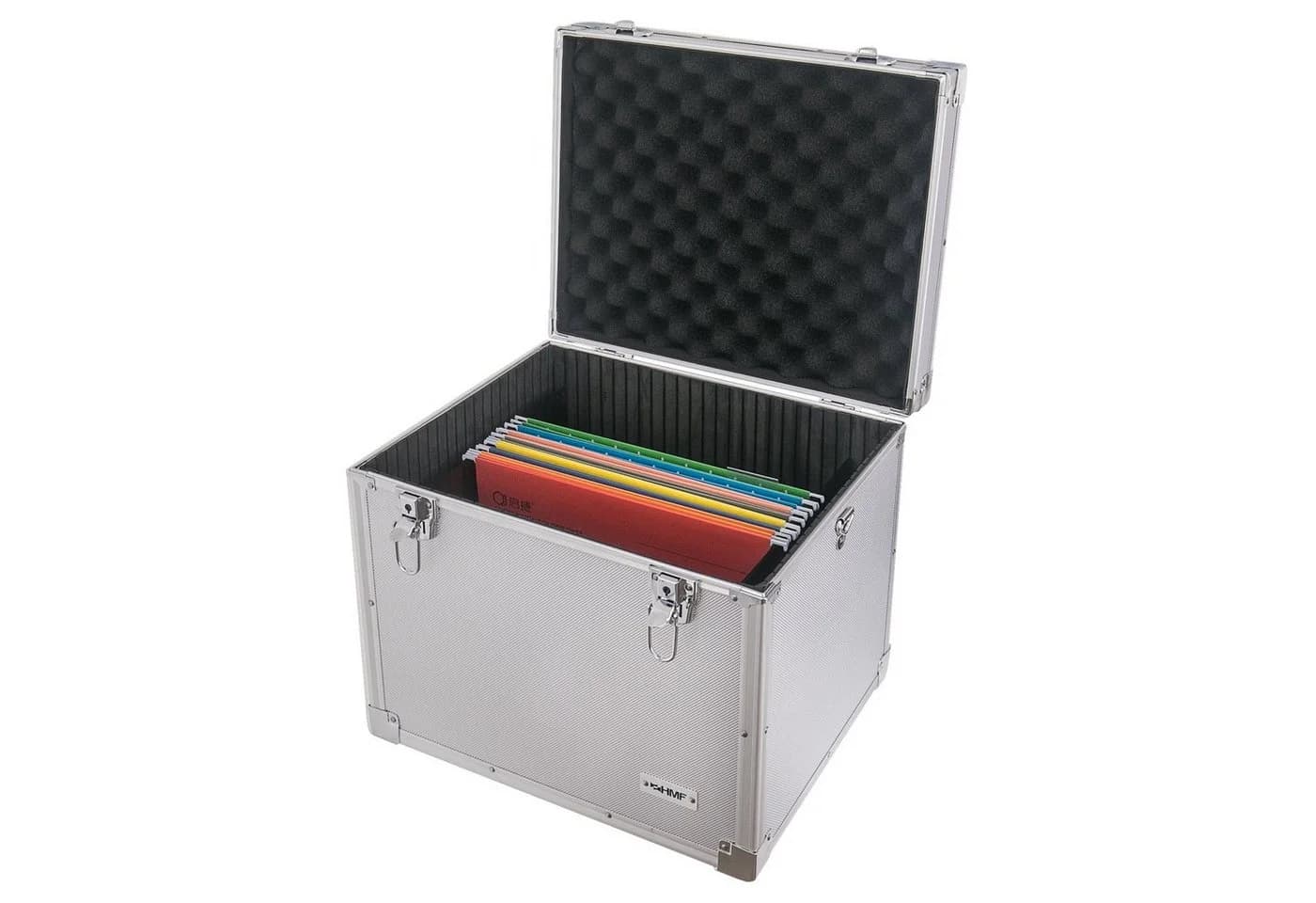 HMF Hängeregistraturbox 14812-02 Alukoffer für DIN A4 Hängemappen Silber - Bild 4