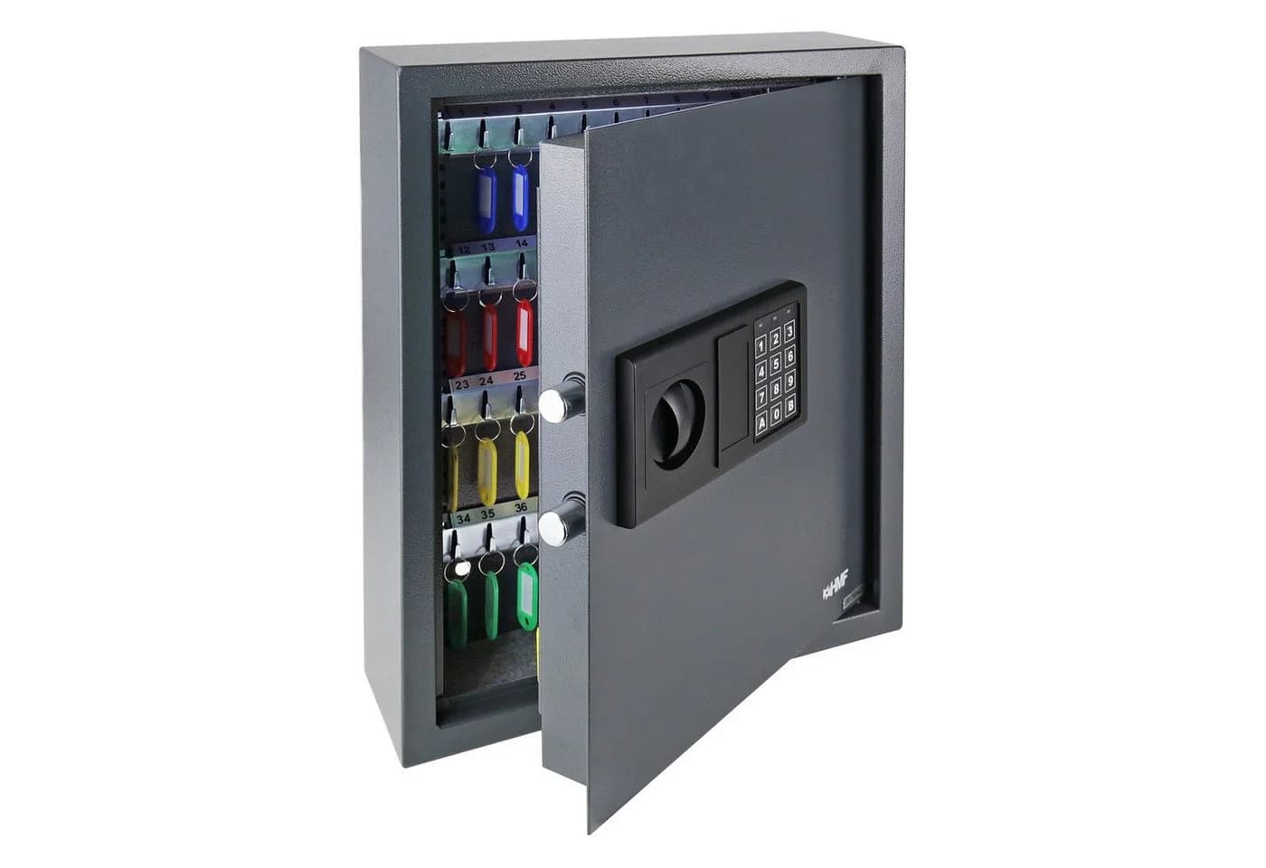 HMF Schlüsseltresor mit Zahlencode 71 Haken Anthrazit - Bild 2