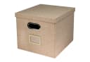 HMF Aufbewahrungsbox mit Deckel für DIN A4 Hängeregister Beige Bild 2