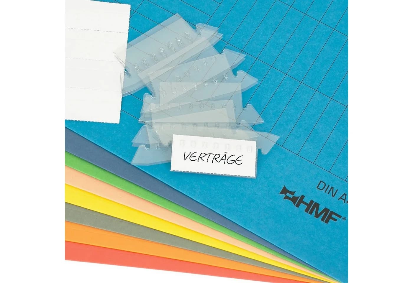 HMF Hängeregister 8er Set Bunt mit Vollsichtreitern - Bild 3