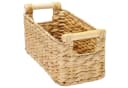 HMF Aufbewahrungskorb Wasserhyazinthe mit Holzgriffen Bild 2