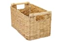 HMF Aufbewahrungskorb mit Holzgriffen Wasserhyazinthe Bild 2