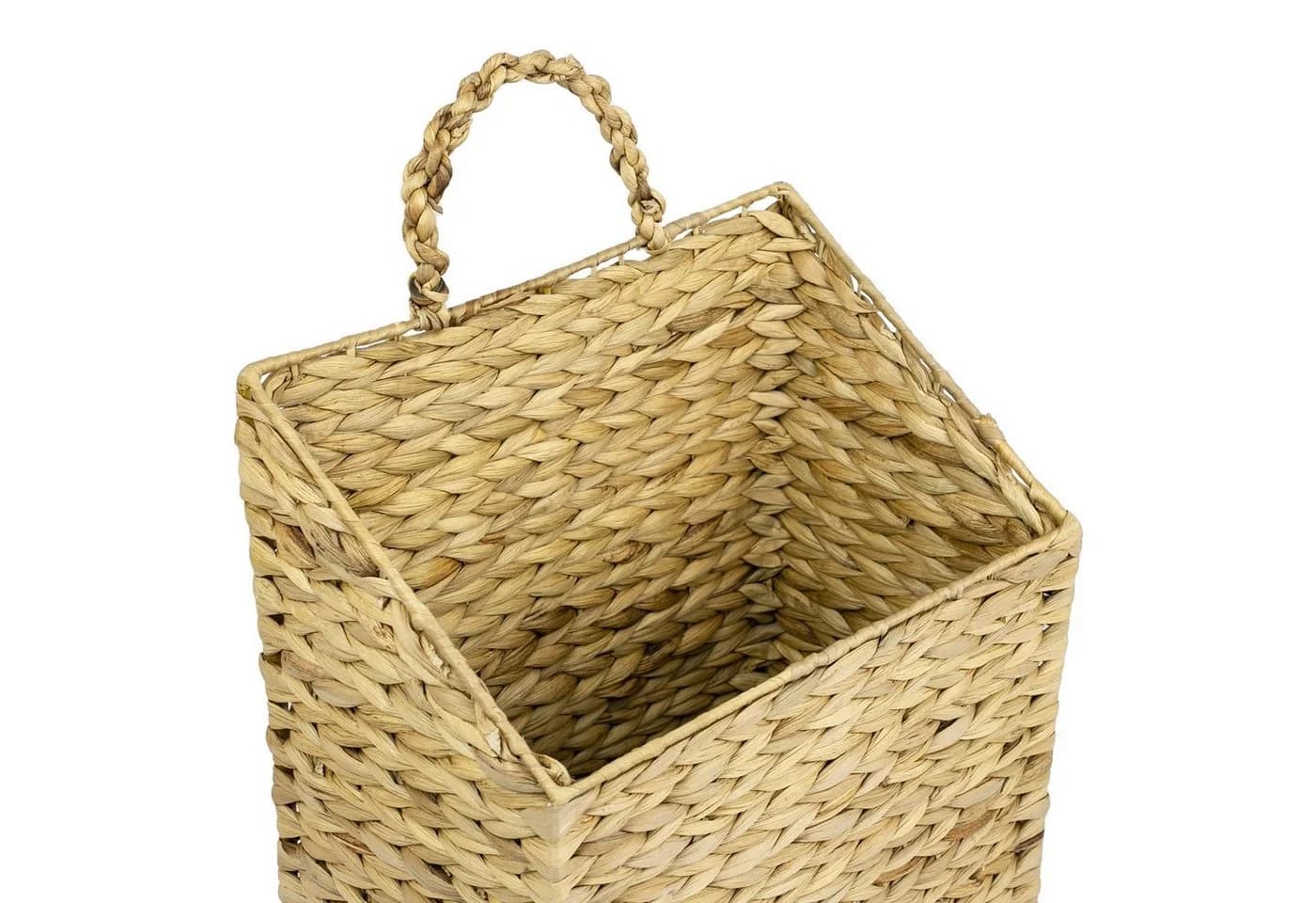 HMF Flechtkorb Hängekorb Wasserhyazinthe Zeitungskorb zum Aufhängen - Bild 4