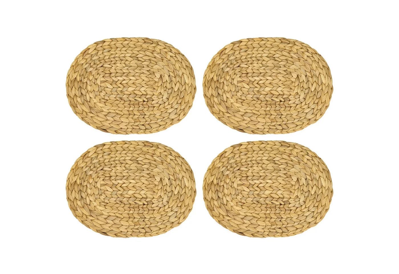 HMF Tischset Oval Wasserhyazinthe 4er Set Abwaschbar - Bild 2