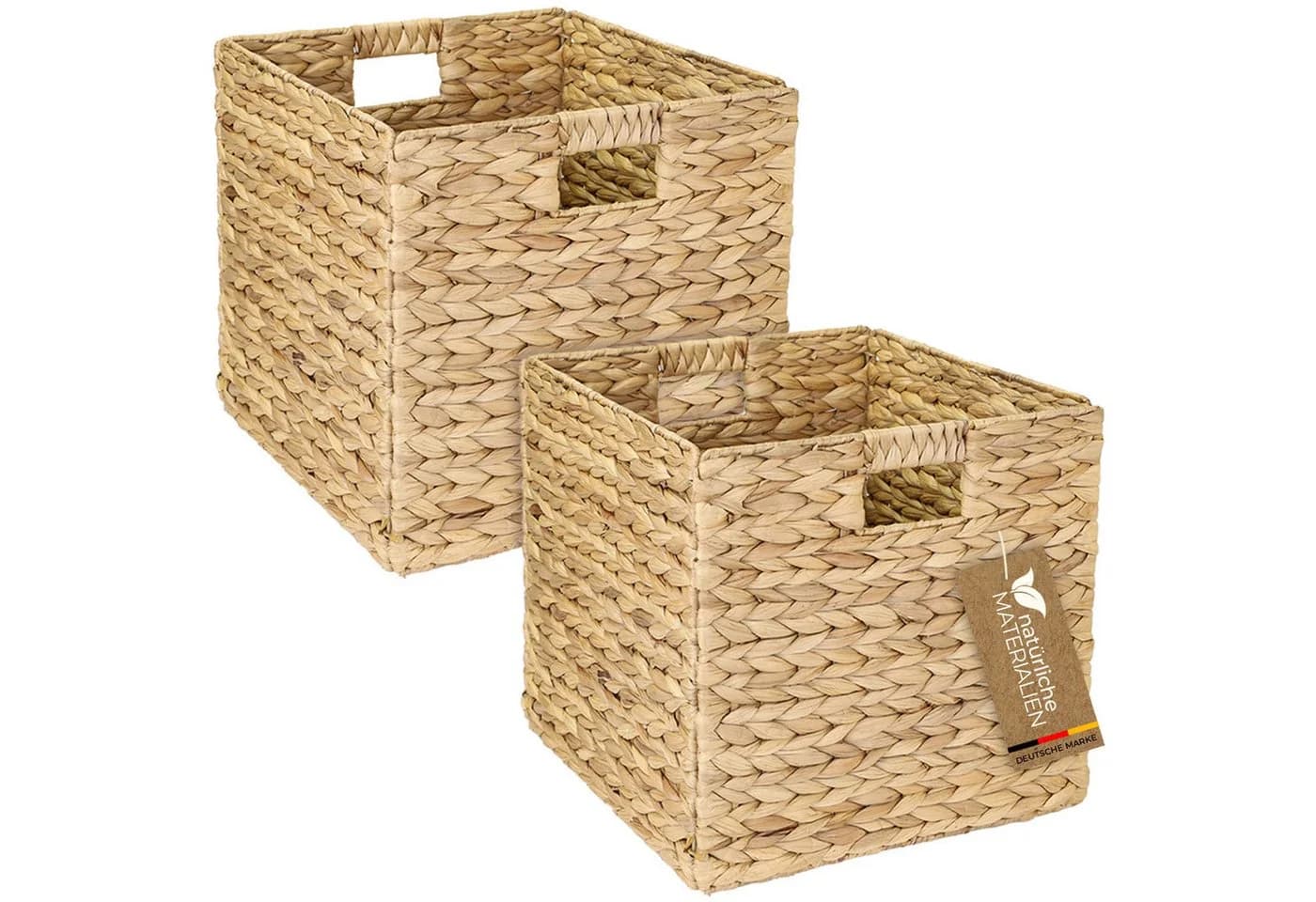 HMF Regalkorb Wasserhyazinthe 2er Set für KALLAX - Bild 2